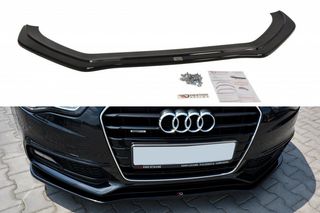 Spoiler / Χειλάκι εμπρός προφυλακτήρα Maxton Design Audi S5 / A5 S-Line 8T FL Carbon Look - (AU-A5-1F-SLINE-FD2C)