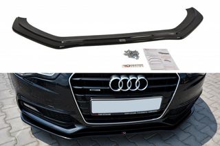 Spoiler / Χειλάκι εμπρός προφυλακτήρα Maxton Design Audi S5 / A5 S-Line 8T FL Μαύρο Σαγρέ - (AU-A5-1F-SLINE-FD2T)