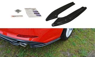 Πλαϊνά πίσω spoiler Maxton Design Audi A5 S-Line F5 Coupe μαύρο σαγρέ - (AU-A5-2-SLINE-RSD1T)