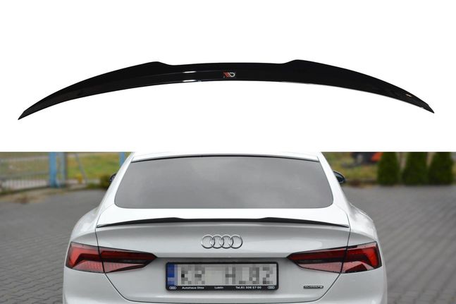 Αεροτομή / Spoiler Maxton Design Audi A5 S-Line F5 Sportback μαύρο σαγρέ - (AU-A5-2-SLINE-SB-CAP1T)