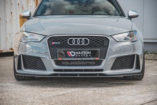 Spoiler / Χειλάκι εμπρός προφυλακτήρα Maxton Design Audi RS3 8V Sportback - (AURS38VCNC-FD3B)-thumb-1