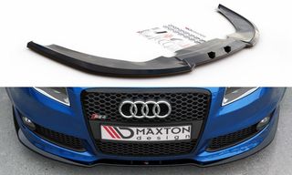 Spoiler / Χειλάκι εμπρός προφυλακτήρα Maxton Design Audi RS4 B7 Carbon Look - (AU-RS4-B7-FD2C)