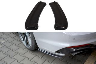 Πλαϊνά πίσω spoiler Maxton Design Audi RS5 F5 Coupe μαύρο σαγρέ - (AU-RS5-2-RSD1T)