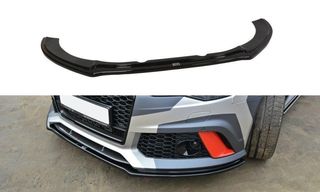 Spoiler / Χειλάκι εμπρός προφυλακτήρα Maxton Design Audi RS6 C7 / C7 FL Carbon Look - (AU-RS6-C7-FD1C)