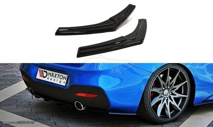 Πλαϊνά πίσω spoiler Maxton Design BMW 1 F20/F21 M-Power μαύρο σαγρέ - (BM-1-F20F-M-RSD1T)