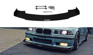 Spoiler / Χειλάκι / Splitter Εμπρός Εροφυλακτήρα Maxton Design BMW Σειρά 3 (E36) M3 / M-Pack - Μαύρο Γυαλιστερό (BM-3-36-C-M-CNC-FD1A)