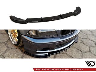 Spoiler / Χειλάκι Εμπρός Προφυλακτήρα M-PACK Maxton Design BMW 3 (E46) COUPE - Mαύρο Γυαλιστερό - (BM-3-46-C-MPACK-FD1G)