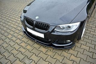 Spoiler / Χειλάκι εμπρός προφυλακτήρα Maxton Design BMW 3 E92 M-PACK FACELIFT Μαύρο Γυαλιστερό - (BM-3-92F-MPACK-FD2G)