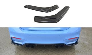 Πλαϊνά πίσω spoiler Maxton Design BMW M4 F82 μαύρο γυαλιστερό - (BM-4-32-M-RSD1G)