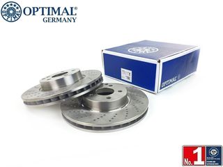 Δισκόπλακες εμπρός σετ Optimal Mercedes-Benz C-Class (W204) & Ε-Class (W212) - 2Τεμ. - (BS-8218)
