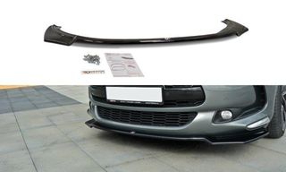 Spoiler / Χειλάκι εμπρός προφυλακτήρα Maxton Design CITROEN DS5 FACELIFT Μαύρο Σαγρέ - (CI-DS5-1/1F-FD1T)