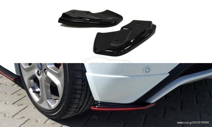 Πλαϊνά πίσω spoiler Maxton Design Ford FIESTA MK7 ST / STLINE / ZETEC S FACELIFT look carbon - (FO-FI-7F-ST-RSD1C)