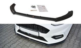 Spoiler / Χειλάκι εμπρός προφυλακτήρα Maxton Design Ford Fiesta Mk8 ST / ST-Line Μαύρο Σαγρέ - (FO-FI-8-STLINE-FD2T)