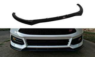 Spoiler / Χειλάκι εμπρός προφυλακτήρα Maxton Design Ford Focus ST Mk3 FL Μαύρο Γυαλιστερό - (FO-FO-3F-ST-FD1G)