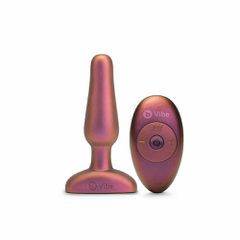 B-Vibe Novice Galaxy Plum (Remote Control) - Limited Edition Δονούμενη Πρωκτική Σφήνα