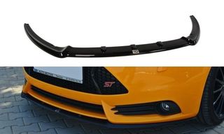 Spoiler / Χειλάκι εμπρός προφυλακτήρα Maxton Design Ford Focus ST Mk3 Μαύρο Σαγρέ - (FO-FO-3-ST-CUPRA-FD1T)