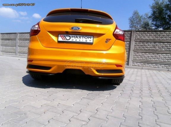 Πλαϊνά πίσω spoiler Maxton Design Ford Focus MK3 ST PREFACE MODEL μαύρο σαγρέ - (FO-FO-3-ST-RSD1T)