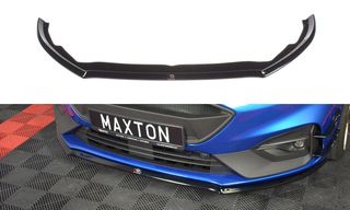 Spoiler / Χειλάκι εμπρός προφυλακτήρα Maxton Design Ford Focus ST / ST-Line Mk4 Μαύρο Γυαλιστερό - (FO-FO-4-STLINE-FD3G)