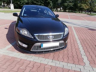 Spoiler / Χειλάκι εμπρός προφυλακτήρα Maxton Design Ford MONDEO MK4 Μαύρο Γυαλιστερό - (FO-MO-4-FD1G)