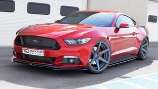 Spoiler / Χειλάκι εμπρός προφυλακτήρα Maxton Design Ford Mustang Mk6 Μαύρο Σαγρέ - (FO-MU-6-FD1T)