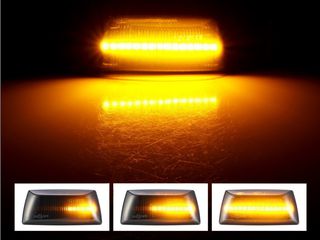 Πλαϊνά Φλας Smoke Dynamic LED Opel Astra H, Corsa D, Zafira B, Insignia, Meriva B / Chevrolet Cruze -2 Τεμ. - (GRP-37602)-thumb-4