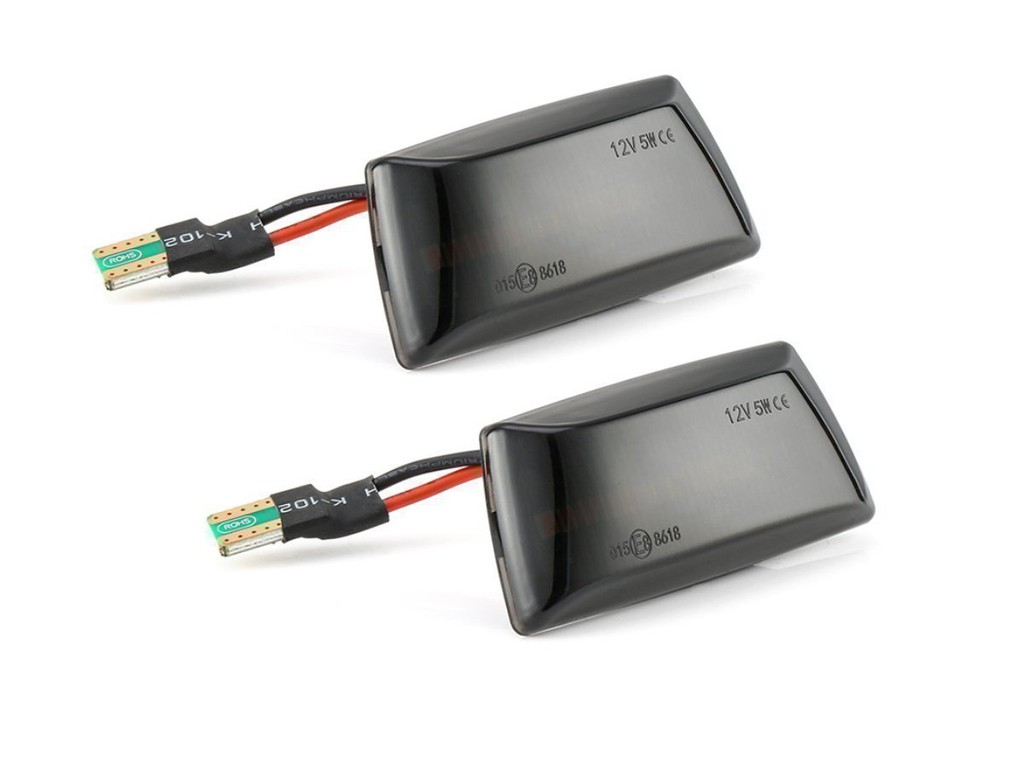 Πλαϊνά Φλας Smoke Dynamic LED Opel Astra H, Corsa D, Zafira B, Insignia, Meriva B / Chevrolet Cruze -2 Τεμ. - (GRP-37602)