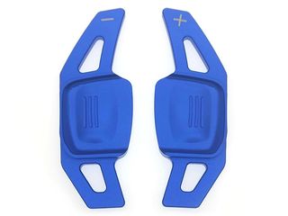 Paddles Αλουμινίου μπλε VW Tiguan MK2, Golf 7, 8, Passat B8, Jetta MK6 - (GRP-99125-BL)