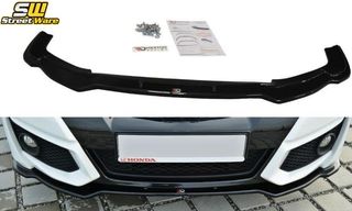 Spoiler / Χειλάκι εμπρός προφυλακτήρα Maxton Design Honda Civic Mk9 Facelift Μαύρο Γυαλιστερό - (HO-CI-9F-FD1G)