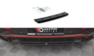 Splitter / Διαχύτης πίσω προφυλακτήρα Hyundai I30 N hatchback mk3 Facelift Μαύρο Γυαλιστερό - (HY-I30-3F-N-RD1G)