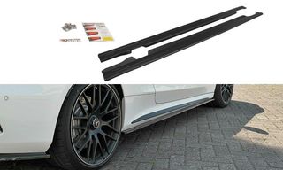 Μαρσπιέ Maxton Design Mercedes Benz C-class C205 63AMG Coupe look carbon - (ME-C-205-AMG-C-SD1C)