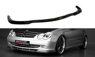 Spoiler / Χειλάκι εμπρός προφυλακτήρα Maxton Design Mercedes Benz CLK W 209 FOR STANDARD VERSION Carbon Look - (ME-CLK-209-FD1C)