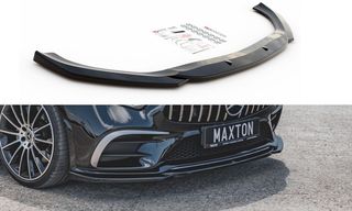 Spoiler / Χειλάκι εμπρός προφυλακτήρα Maxton Design Mercedes Benz Benz CLS AMG-Line C257 Carbon Look - (ME-CLS-257-AMGLINE-FD1C)