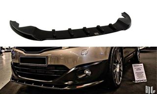 Spoiler / Χειλάκι Εμπρός Προφυλακτήρα Maxton Design NISSAN QASHQAI - Μαύρο Γυαλιστερό - (NI-QA-1F-FD1G)
