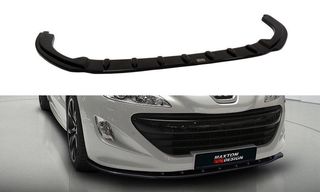 Spoiler / Χειλάκι εμπρός προφυλακτήρα Maxton Design PEUGEOT RCZ Carbon Look - (PE-RCZ-1-FD1C)