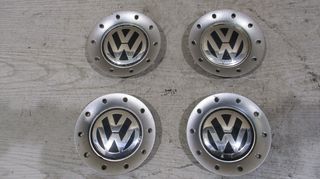 Καπάκια ζάντας, γνήσια μεταχειρισμένα, από VW Polo 9N 2003-2009, εξωτερική διάμετρος 140mm (14'' ζάντες)