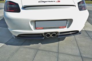 Πλαϊνά πίσω spoiler Maxton Design Porsche Cayman S 987C look carbon - (PO-CA-S-987-RSD1C)