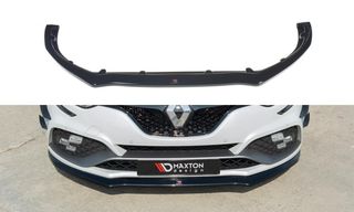 Spoiler / Χειλάκι εμπρός προφυλακτήρα Maxton Design Renault Megane IV RS Μαύρο Σαγρέ - (RE-ME-4-RS-FD2T)