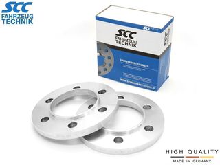 15mm Αποστάτες Τροχών SCC - Καρέ: 6x139,7 - Κέντρο: Φ110mm - Al 7075 - Ασημί - 2 Tμχ. - (12081)