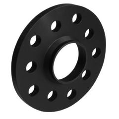 10mm Αποστάτες Τροχών Με Χειλάκι SCC - Καρέ: 5x120 - Κέντρο: Φ72,6  mm - Al 6065 - Μαύρο - 2 Tμχ. - (12124W)