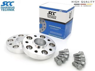 40mm Aποστάτες Tροχών SCC - Καρέ: 5x120 - - Κέντρο: φΦ72,6 - 7075 Αλουμίνιο mm - Al 7075 - Ασημί - 2 Tμχ. - (13242S)