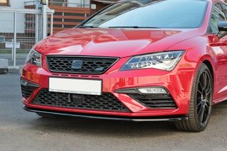 Spoiler / Χειλάκι εμπρός προφυλακτήρα Maxton Design Seat Leon Mk3 Cupra/ FR Facelift Carbon Look - (SE-LE-3F-CU-FD1C)