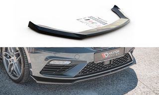 Spoiler / Χειλάκι εμπρός προφυλακτήρα Maxton Design Seat Leon Cupra / FR Mk3 FL Carbon Look - (SE-LE-3F-CU-FD7C)