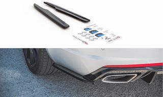 Πλαϊνά πίσω spoiler Maxton Design Skoda Octavia RS Mk3/Mk3 FL Hatchback/Kombi μαύρο γυαλιστερό - (SK-OC-3-RS-RSD2G)