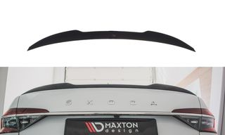 Αεροτομή / Spoiler Maxton Design Skoda Superb Mk3 / Mk3 FL Hatchback μαύρο γυαλιστερό - (SK-SU-3F-CAP1G)