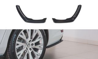 Πλαϊνά πίσω spoiler Maxton Design Skoda Superb Mk3 FL Hatchback / Estate look carbon - (SK-SU-3F-RSD1C)