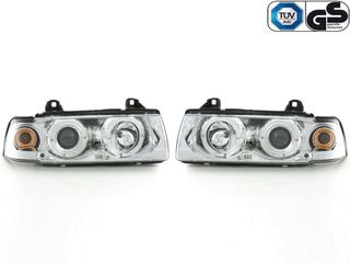 Φανάρια Angel Eyes Εμπρός Χρώμια BMW E36 Coupe/Cabrio 92-98 - (SWB03)