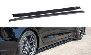 Μαρσπιέ Maxton Design Tesla Model 3 μαύρο σαγρέ - (TE-MODEL3-1-SD1T)