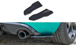 Πλαϊνά πίσω spoiler Maxton Design Volvo V40 R-design μαύρο σαγρέ - (VO-V40-2-RDESIGN-RSD1T)