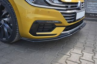 Spoiler / Χειλάκι εμπρός προφυλακτήρα Maxton Design VW ARTEON Carbon Look - (VW-AR-1-RLINE-FD1C)