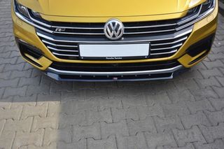 Spoiler / Χειλάκι εμπρός προφυλακτήρα Maxton Design VW ARTEON Carbon Look - (VW-AR-1-RLINE-FD2C)